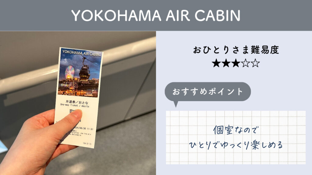 YOKOHAMA AIR CABINを紹介した画像