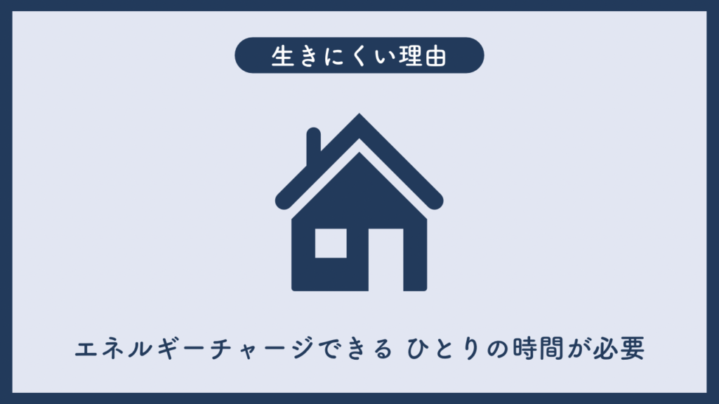 内向型の人はひとりの時間が必要なことを解説した画像