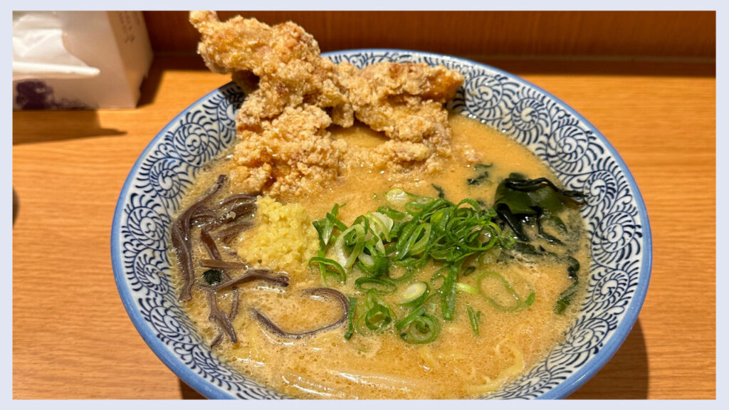 実際の北海道味噌ラーメンの画像