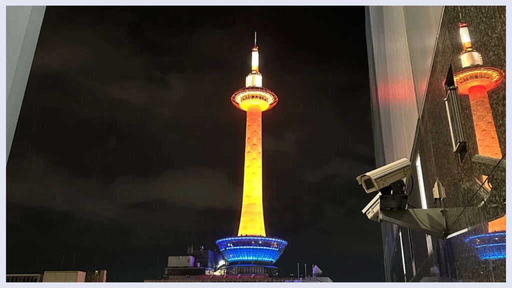 実際の京都駅の烏丸小路広場の画像